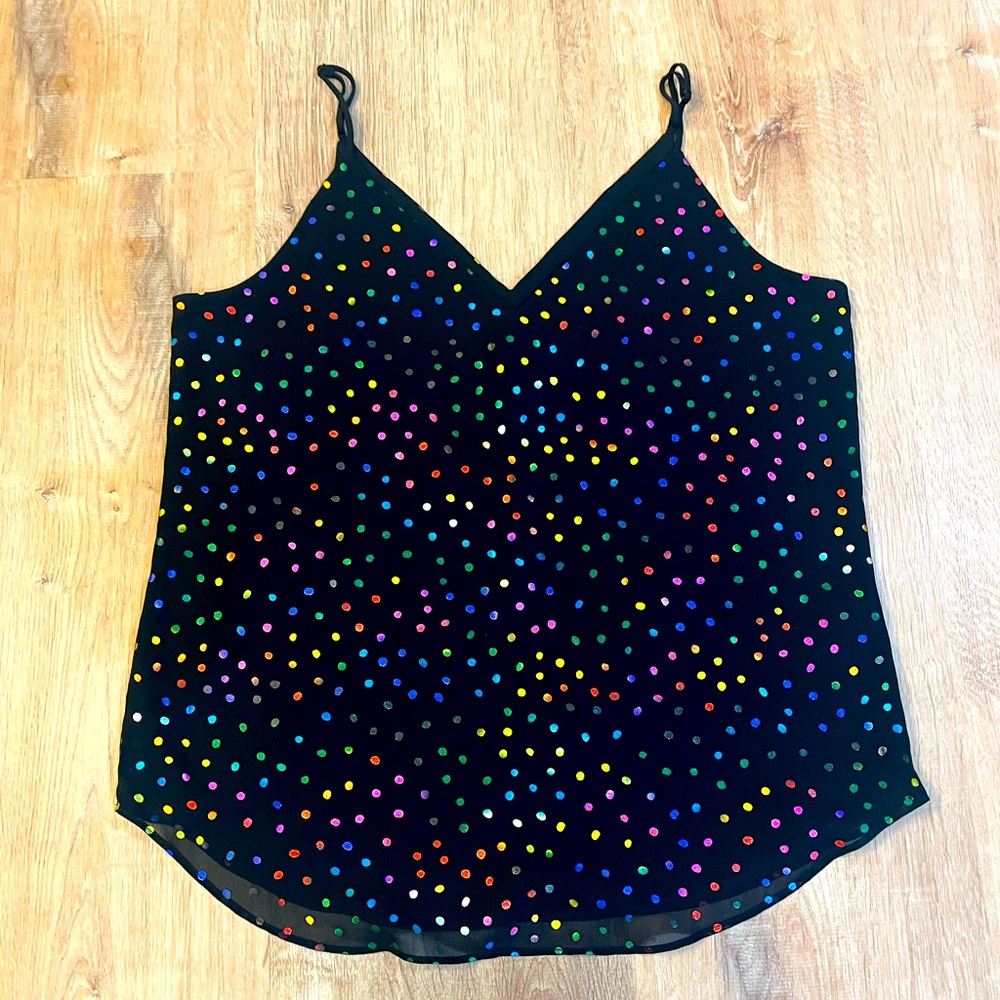 NWT - Express Colorful Polka Dot Tank